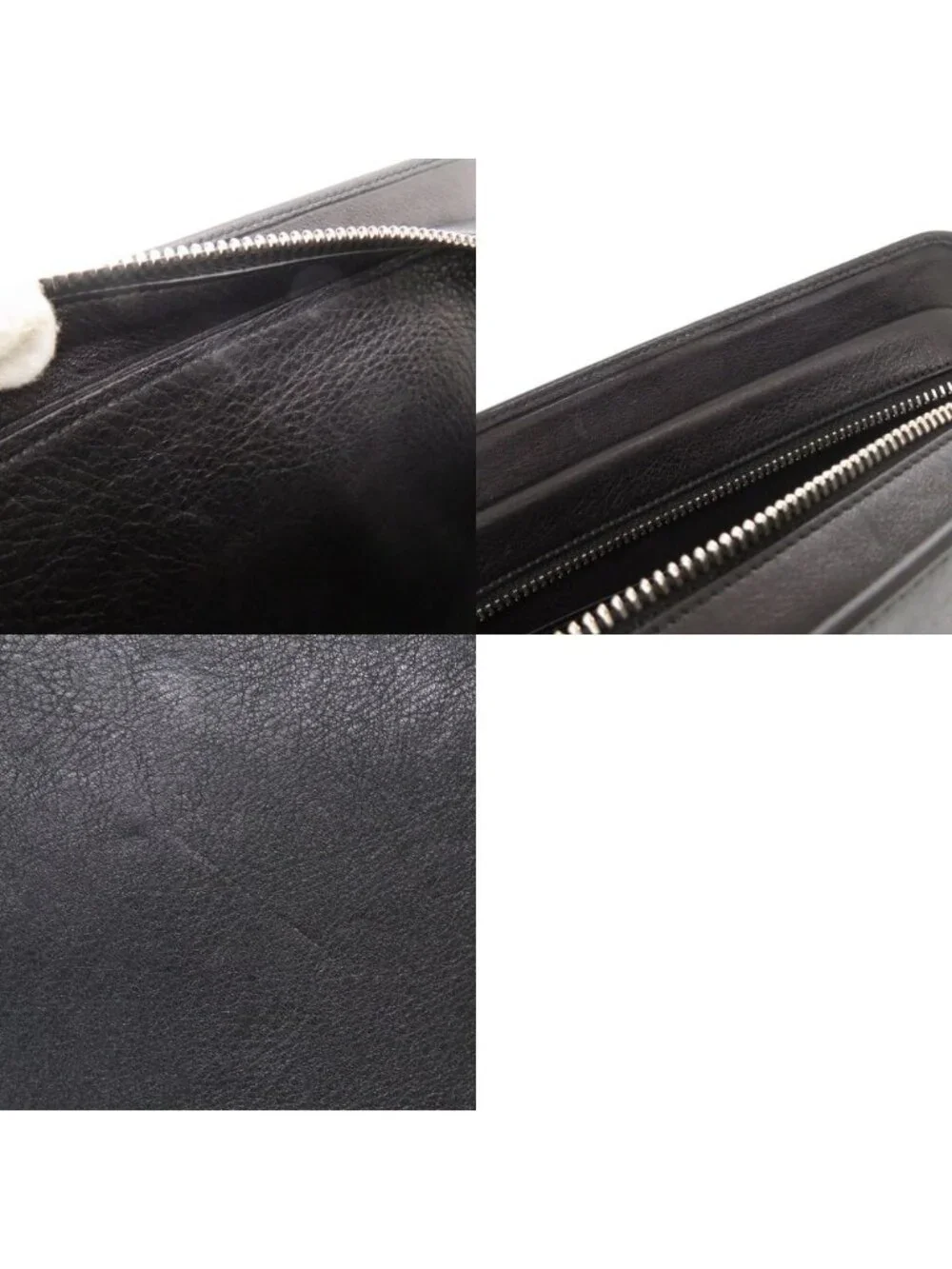 Bvlgari Logo Leather Black Clutch